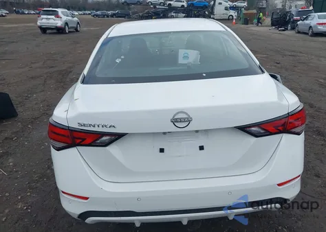 2025 Nissan Sentra S from USA, damaged, VIN 3N1AB8BV2SY326545